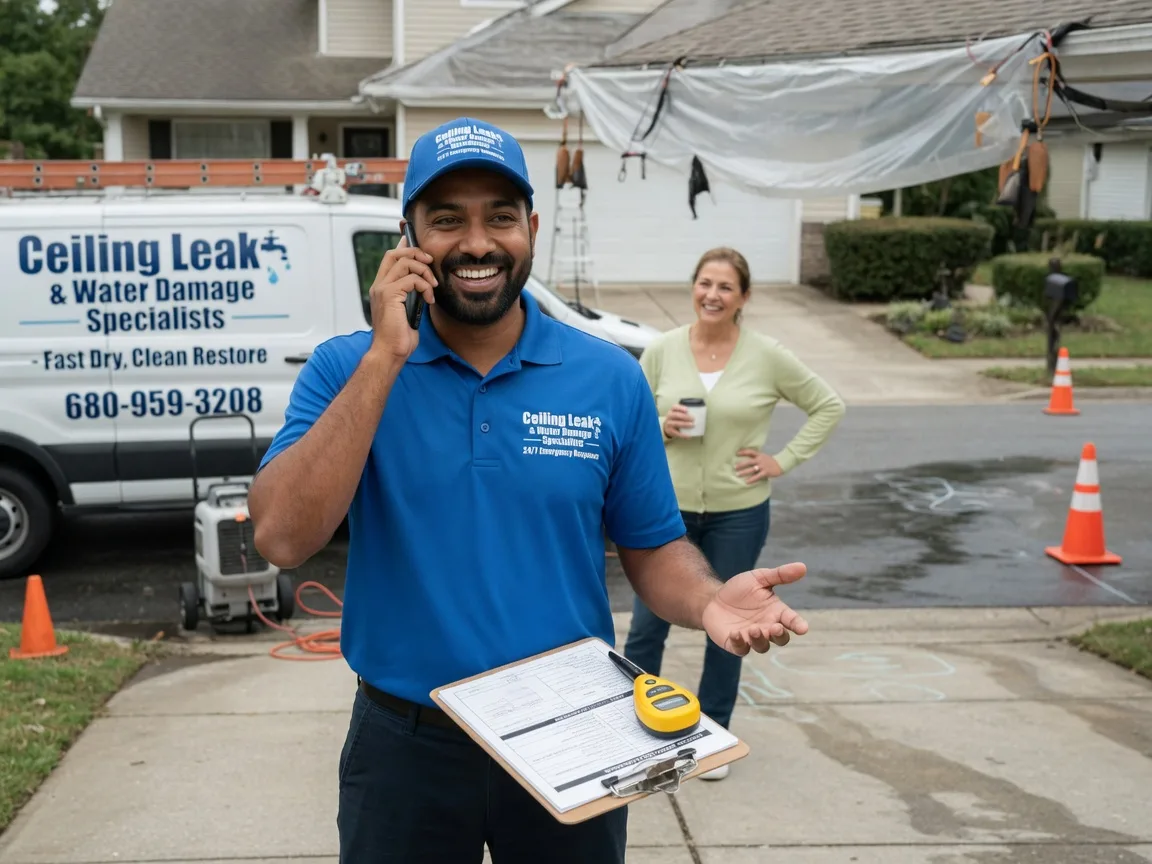 Ceiling Leak Cleanup Robertson, WY FAQs